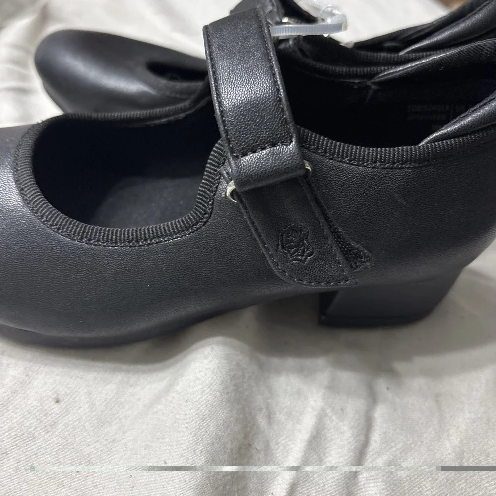 Dream Pairs Little Girl Tap Dance Shoes Mary Jane Easy Strap Black Size 13